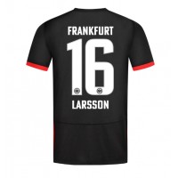 Fotballdrakt Herre Eintracht Frankfurt Hugo Larsson #16 Bortedrakt 2024-25 Kortermet